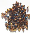 100 4mm Faceted Topaz Azuro Firepolish Beads